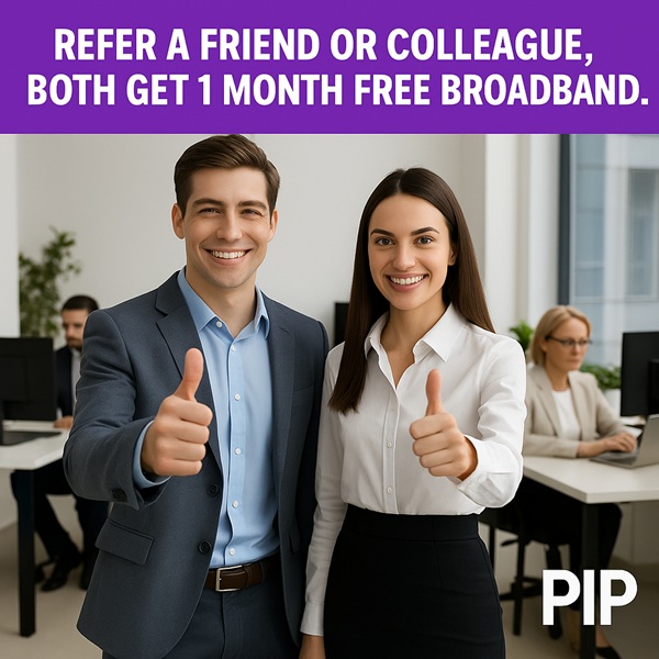 Free broadband give one get one
