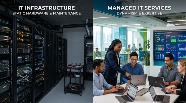 Infrastructure vs Managed IT