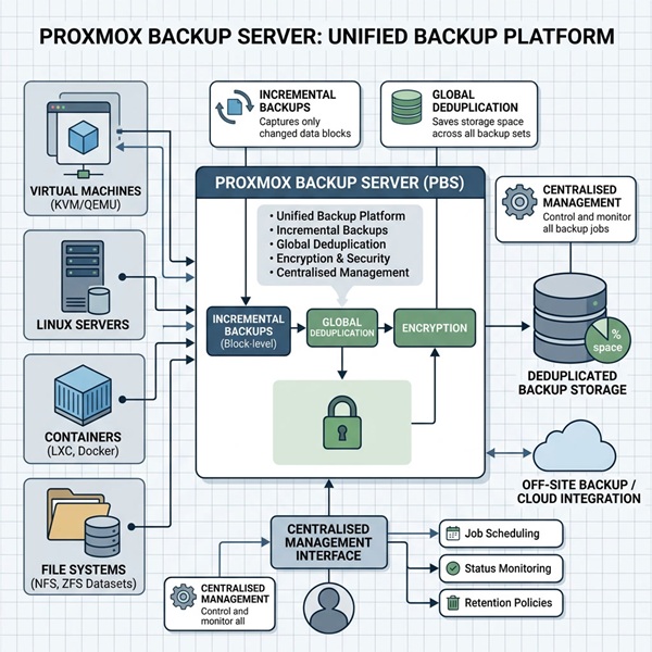 Proxmox Backup Server Backup Solution for Various Systems