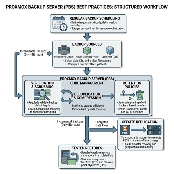Proxmox Backup Server Best Practices for Backup Management