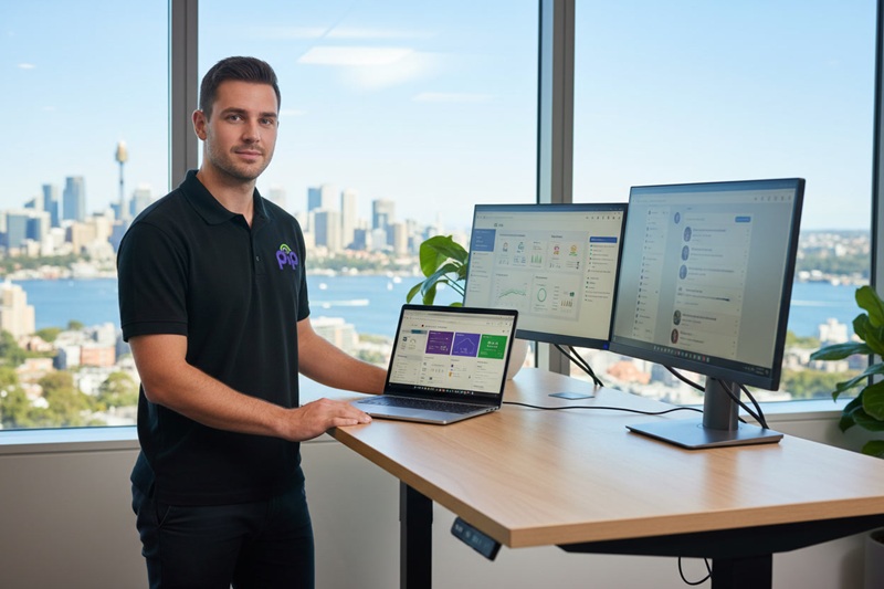 PIP technician reviewing Microsoft 365 Admin Center