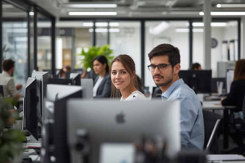 Staff working uninterrupted in a Sydney small business office